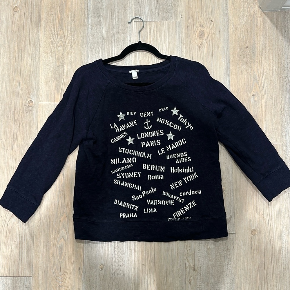J. Crew Navy women’s pullover sweater